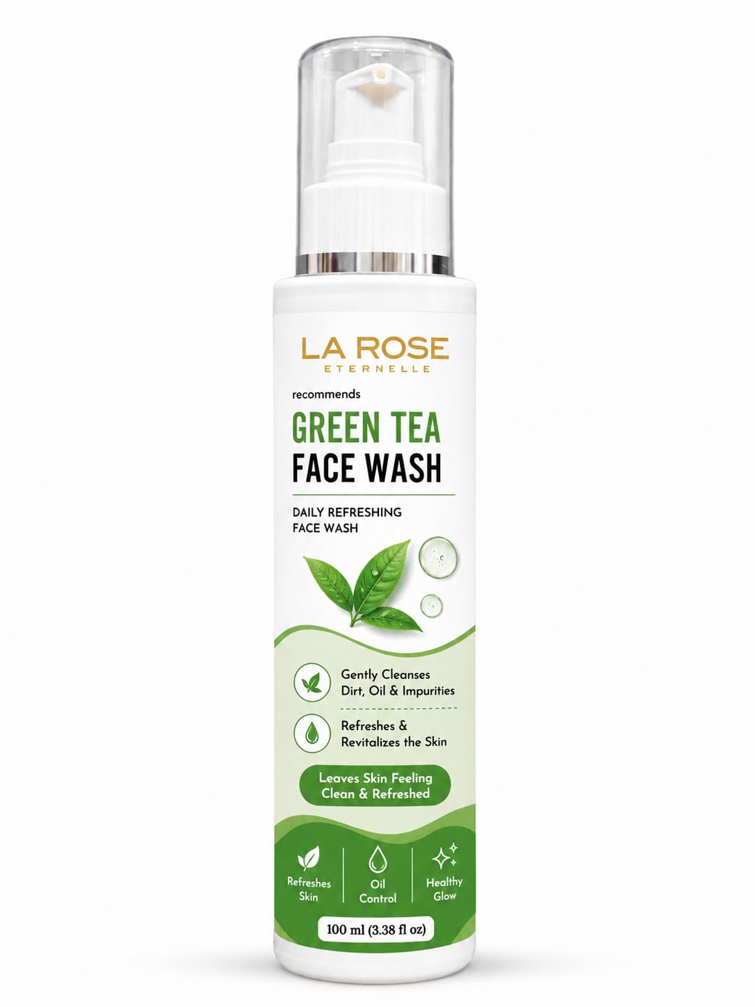 LA ROSE ETERNELLE Green Tea Face Wash with Neem, Tea Tree Oil