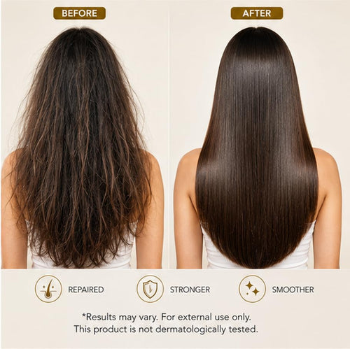 LA ROSE ETERNELLE Damage Repair Shampoo for All Hair Types, Dry and Frizzy Hair Treatment, Smooths Hair, Boosts Growth, 200ml